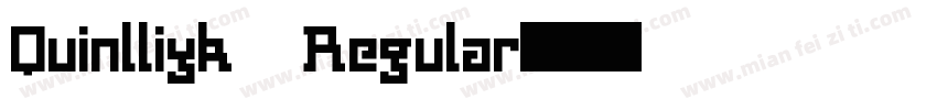 Quinlliyk Regular字体转换